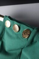 Balmain majica / Green/ Gold logo
