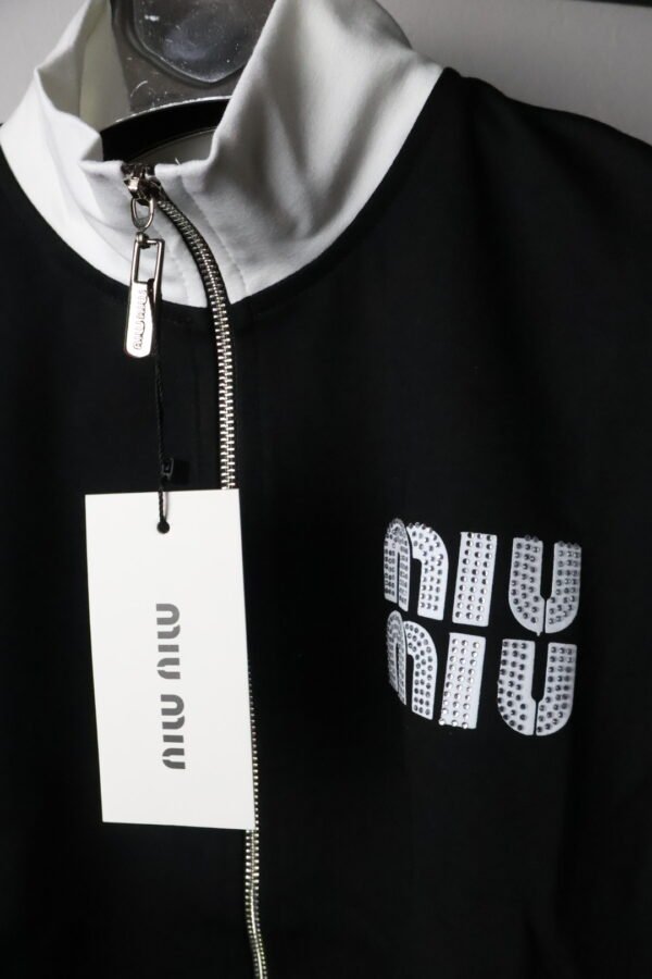 Miu Miu trenirka / Black/ White sleeve Logo - Slika 4