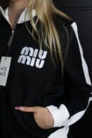 Miu Miu trenirka / Black/ White sleeve Logo