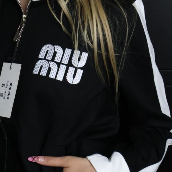 Miu Miu trenirka / Black/ White sleeve Logo