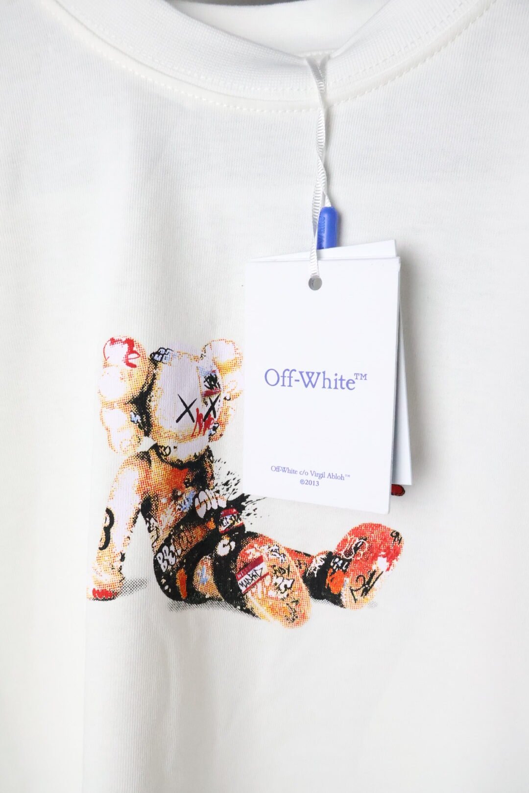 Majica Off-White kratki rukavi bijela KAWS - Slika 6