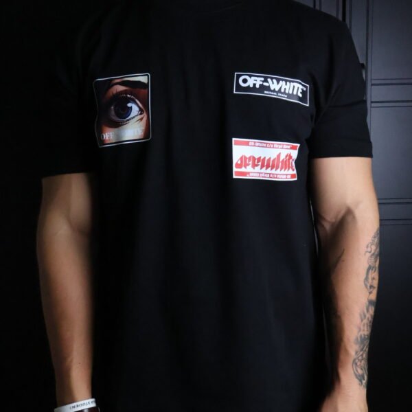 Majica Off-White kratki rukavi crn