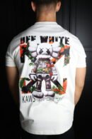 Majica Off-White kratki rukavi bijela KAWS