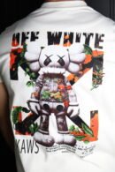 Majica Off-White kratki rukavi bijela KAWS