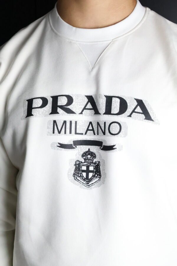 Majica Prada bijela dugi rukavi - Slika 3