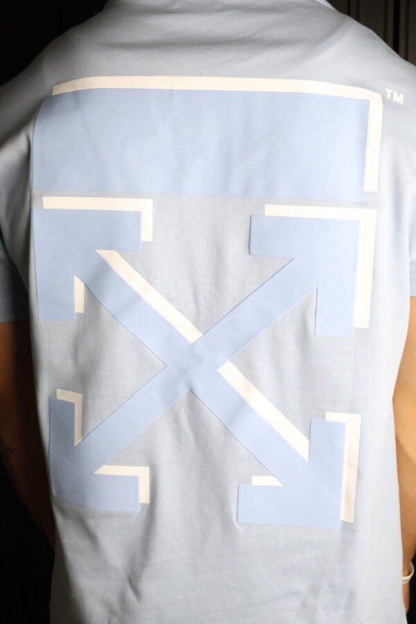 Majica Off-White kratki rukavi plava - Slika 5