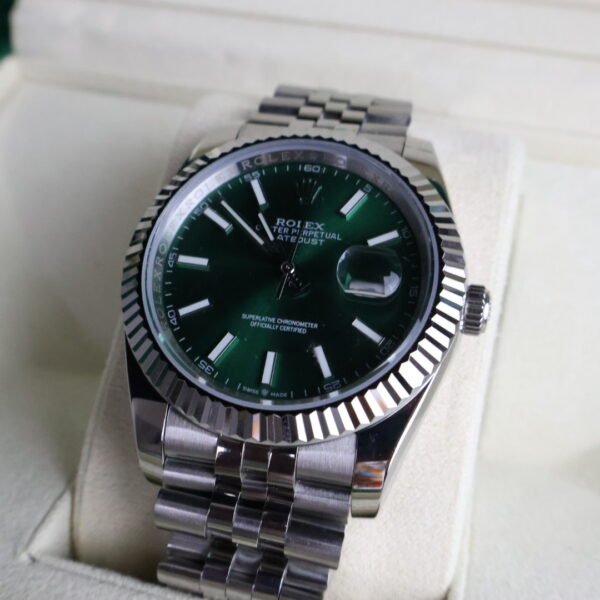 Datejust Silver 41 / Mint Green