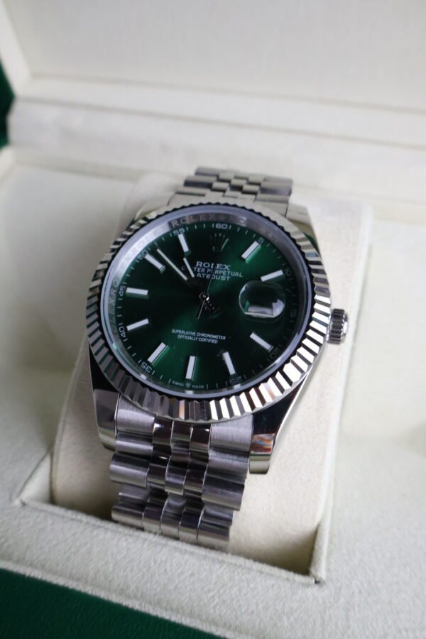 Datejust Silver 41 / Mint Green - Slika 3