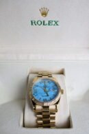 Rolex 36 Gold / Blue