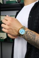 Rolex 36 Gold / Blue