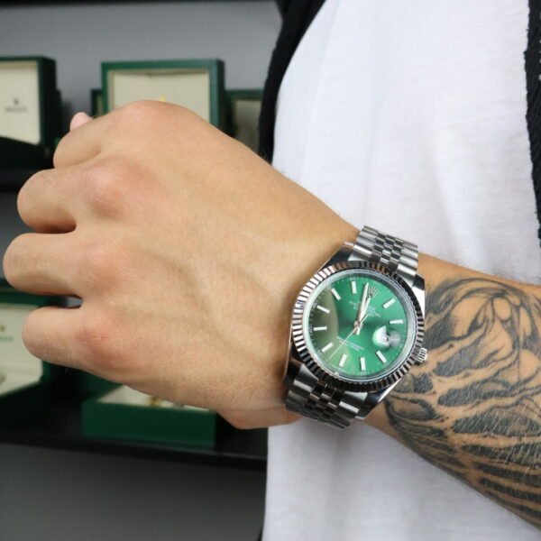Datejust Silver 41 / Mint Green