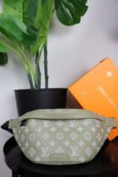 Louis Vuitton green white Bumbag