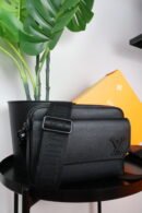 Louis Vuitton Noir Leather Pilot Wearable Wallet