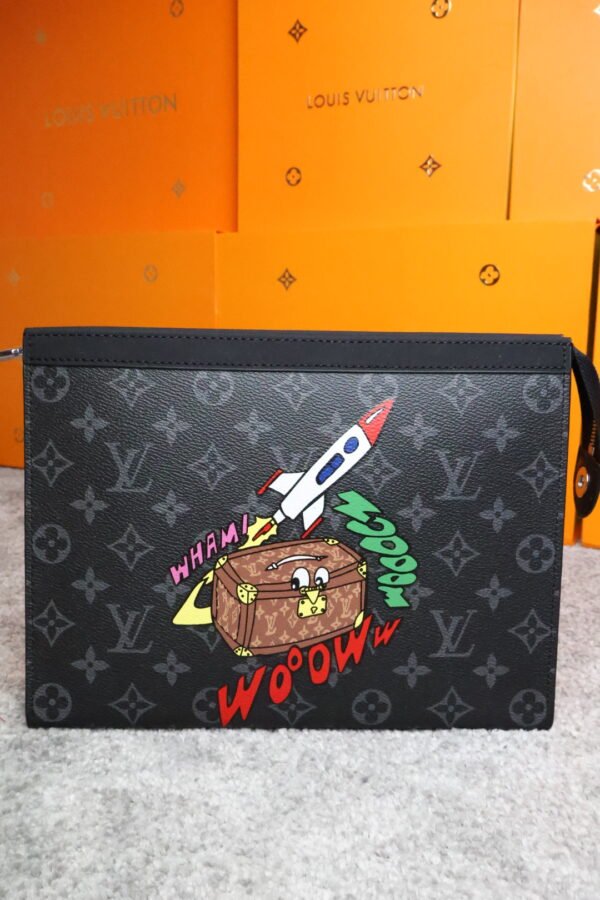 Louis Vuitton black cartoon logo bag - Slika 3