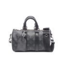 Louis Vuitton black grey leather bag