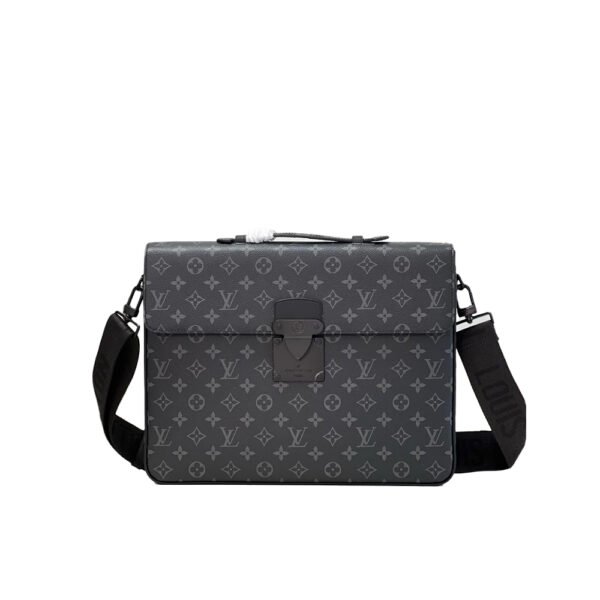 Louis Vuitton black white logo bag