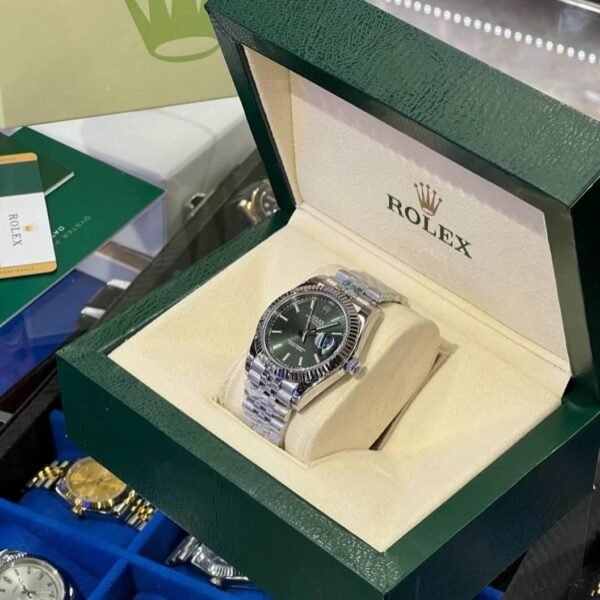 Datejust Silver 41 / Mint Green