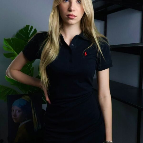 Ami haljina / Black / Red Logo