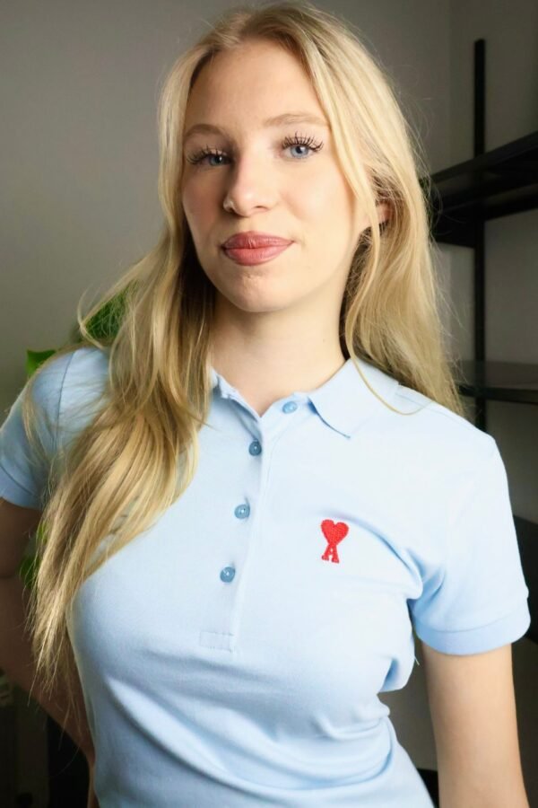 Ami haljina / Light Blue / Red Logo - Slika 3