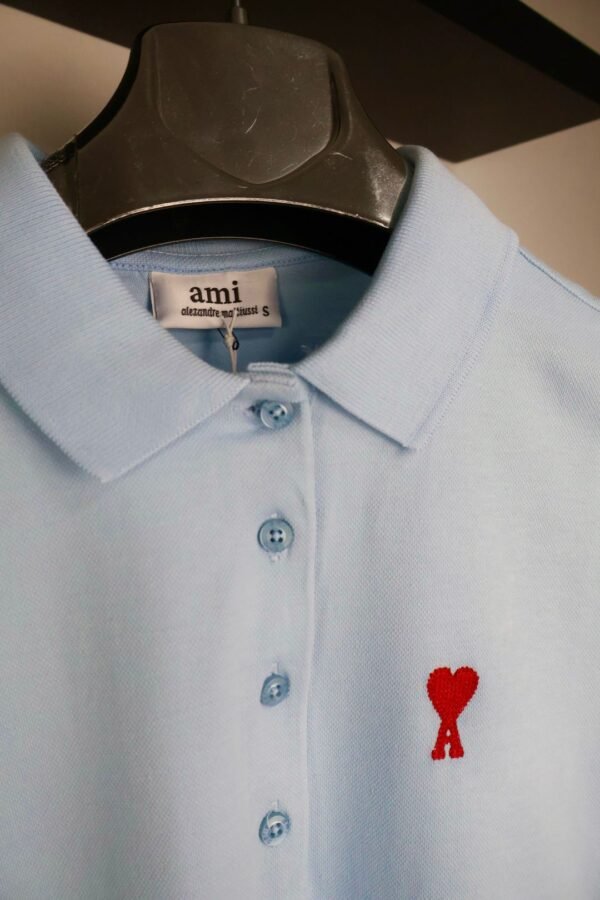 Ami haljina / Light Blue / Red Logo - Slika 5