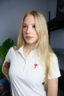 Ami haljina / White / Red Logo