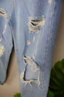 Denim hlače / Poderane / Light Blue