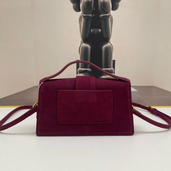 Jacquemus suede Class all-in-one shoulder crossbody bag red