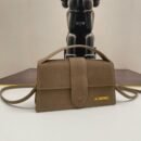 Jacquemus Le Grand Bambino Nubuck Crossbody Flap Bag