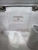 Chanel Mini With Chain white Lambskin Gold Hard