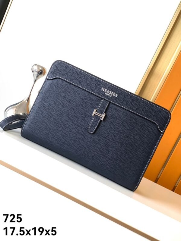 Hermes men's pouch bag, luxurious leather - Slika 3