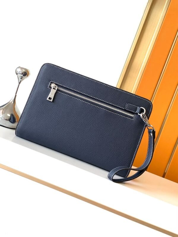 Hermes men's pouch bag, luxurious leather - Slika 5