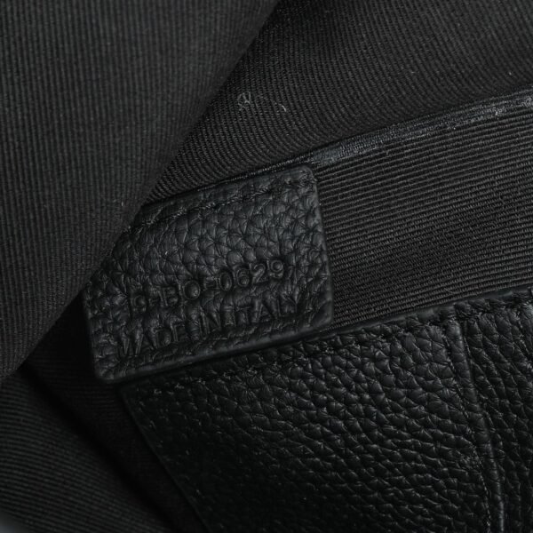 Christian Dior A5 Triangle Pouch D Gravity Leather Black - Slika 10