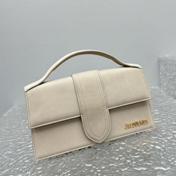 Jacquemus Soft Amber Leather Le Grand Bambino Structured Shoulder Bag - Slika 2