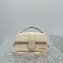 Jacquemus Soft Amber Leather Le Grand Bambino Structured Shoulder Bag