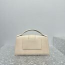 Jacquemus Soft Amber Leather Le Grand Bambino Structured Shoulder Bag
