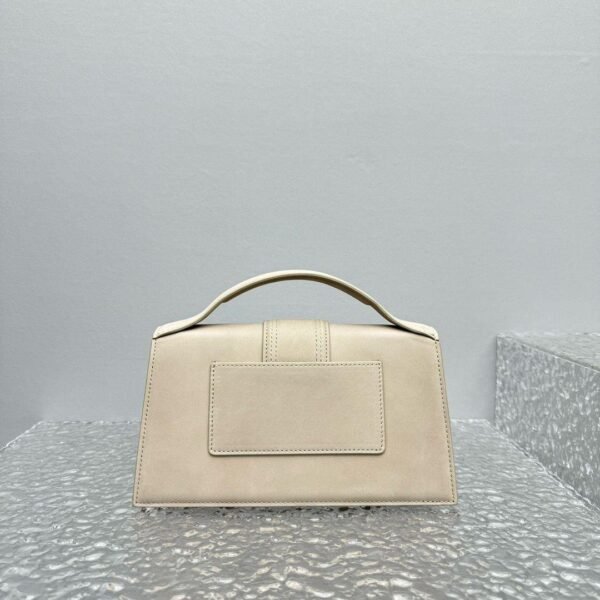 Jacquemus Soft Amber Leather Le Grand Bambino Structured Shoulder Bag - Slika 7