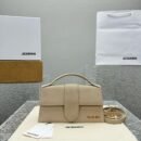 Jacquemus Soft Amber Leather Le Grand Bambino Structured Shoulder Bag