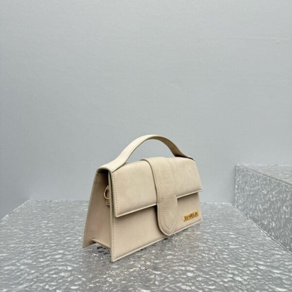 Jacquemus Soft Amber Leather Le Grand Bambino Structured Shoulder Bag - Slika 13