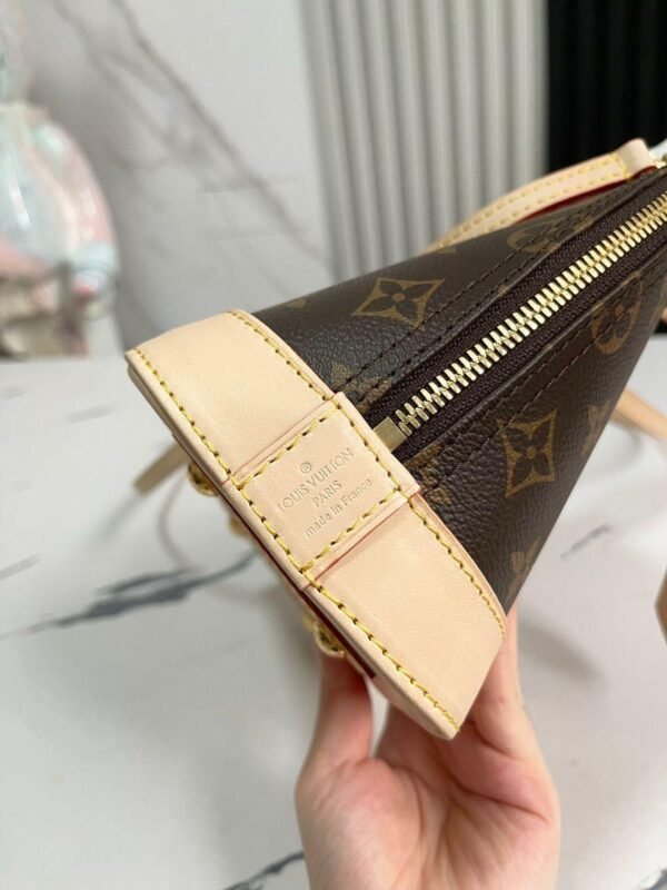 Louis Vuitton beige brown leather bag - Slika 2