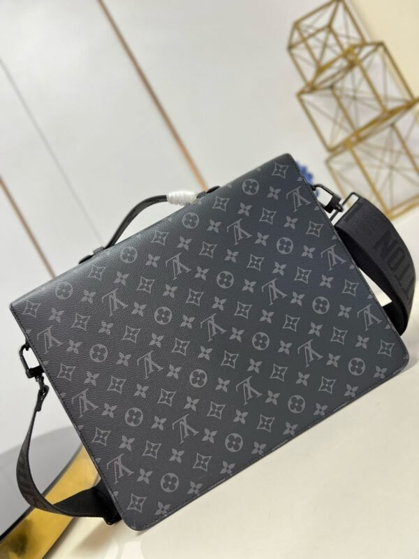 Louis Vuitton black white logo bag - Slika 8