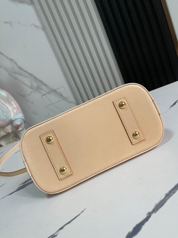 Louis Vuitton beige brown leather bag - Slika 6