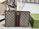 Gucci ophidia large gg supreme pouch clutch