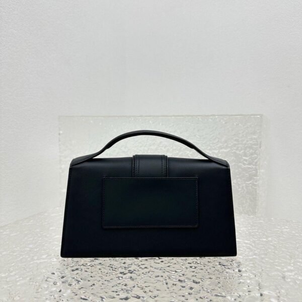 Jacquemus Black Leather Le Grand Bambino Structured Shoulder Bag