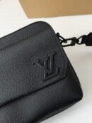 Louis Vuitton Noir Leather Pilot Wearable Wallet