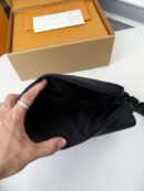 Louis Vuitton Noir Leather Pilot Wearable Wallet