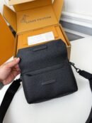 Louis Vuitton Noir Leather Pilot Wearable Wallet