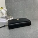 Louis Vuitton Calfskin Lock Me Zippy - Black