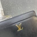 Louis Vuitton Calfskin Lock Me Zippy - Black