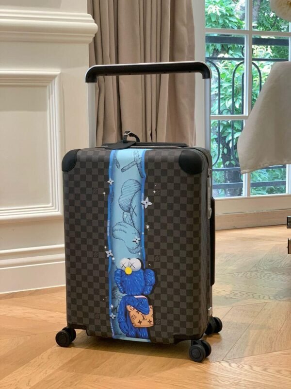 Louis Vuitton black brown Kofer KAWS - Slika 6