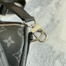 Louis Vuitton black grey leather bag
